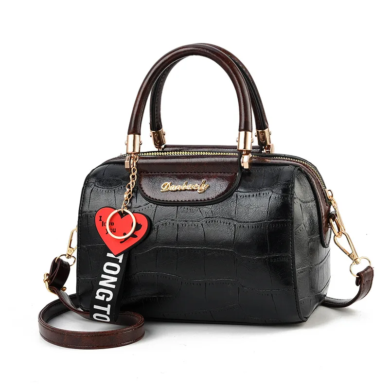 

Famous Designer Women Retro Handbag High Quality PU Leather Shoulder Bags Ladies Large Capacity Tote Bags Female Crossbody Bag