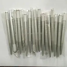 Горячие 50 шт. Профессиональная ручная косметический для бровей microblading татуировка перо алюминиевого сплава Вышитые Карандаш машины