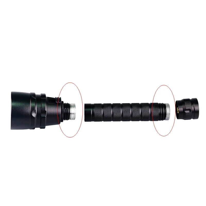 TMWT Дайвинг Подводная охота Подводные 100 м Torch Light Ультра-яркий XML T6 или CREE светодиодный фонарик холодный белый желтый УФ