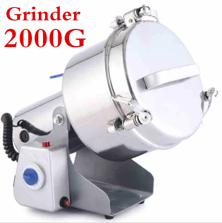 

1PC Multifunction Swing Type 2000g Portable Grinder Herb Flood Flour Pulverizer Food Mill Grinding Machine