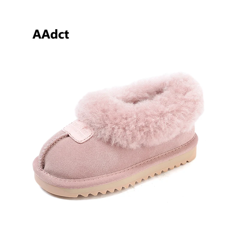 

AAdct Cotton warm snow baby boots New fashion short boots for little boys and girls 2018 Winter non-slip little kids boots