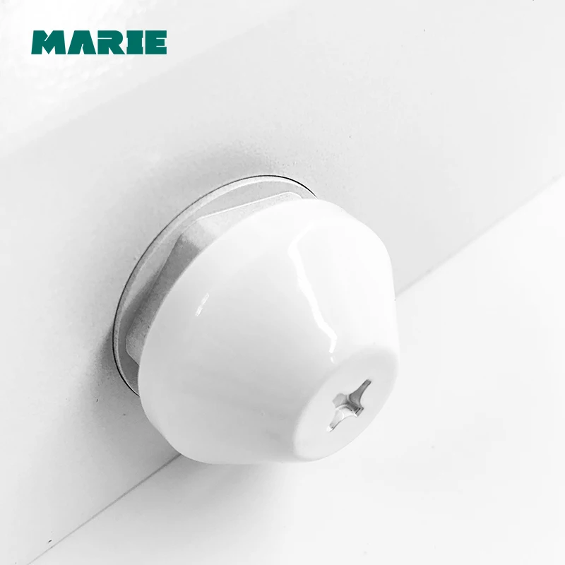 White Color Aluminum Alloy Door Closer 40kg-65kg Automatic Hydraulic Door Closer