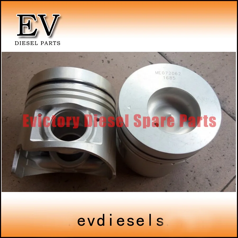 

For Mitsubishi Truck 6D16 6D16T piston ME072062 include piston pin and clip