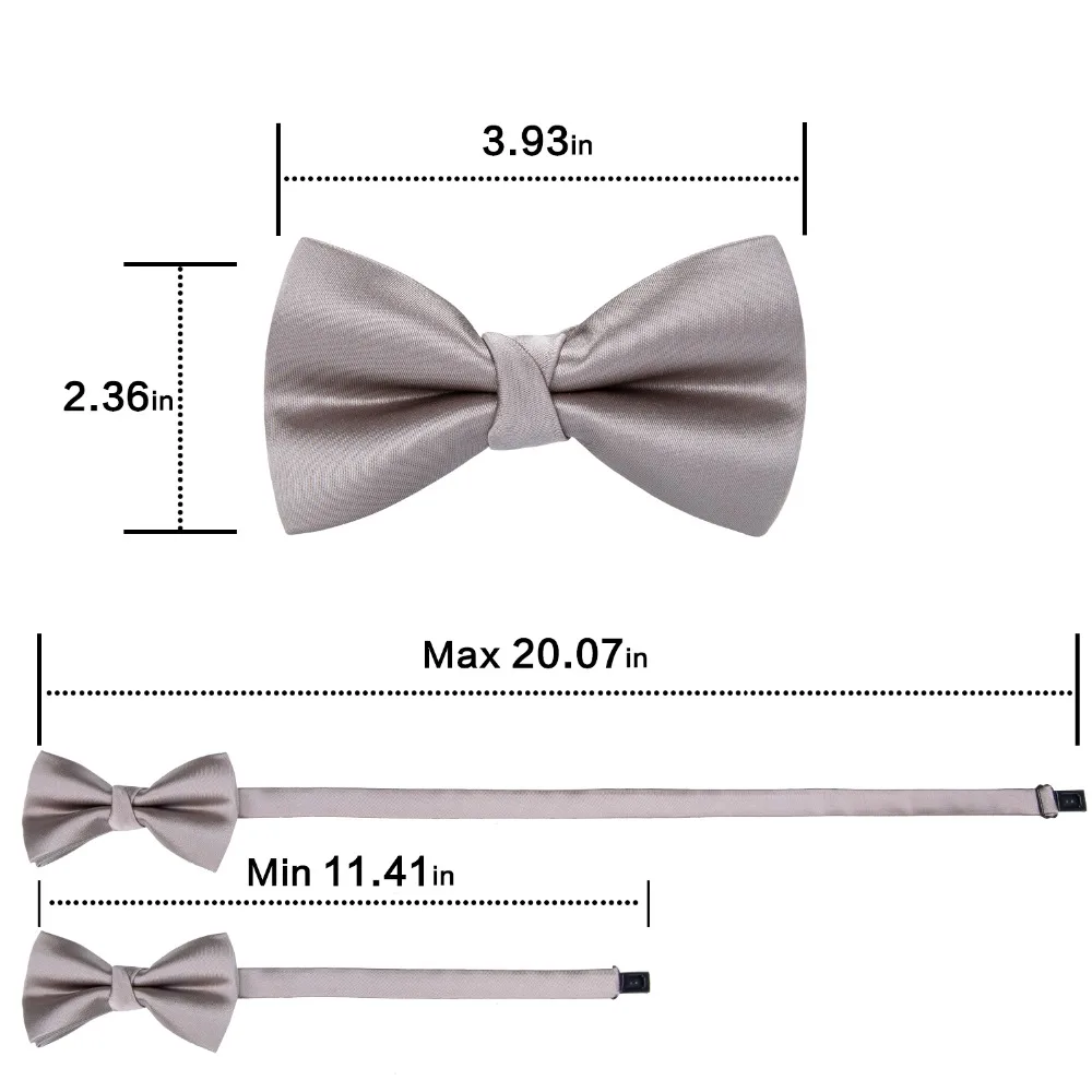 Серебристо-серый мужской комплект с галстуком-бабочкой на 6 клипсах для мальчиков и девочек, полиэстер, y-образные подтяжки, От 7 до 14 лет регулируемый галстук-бабочка, эластичная BH-0024
