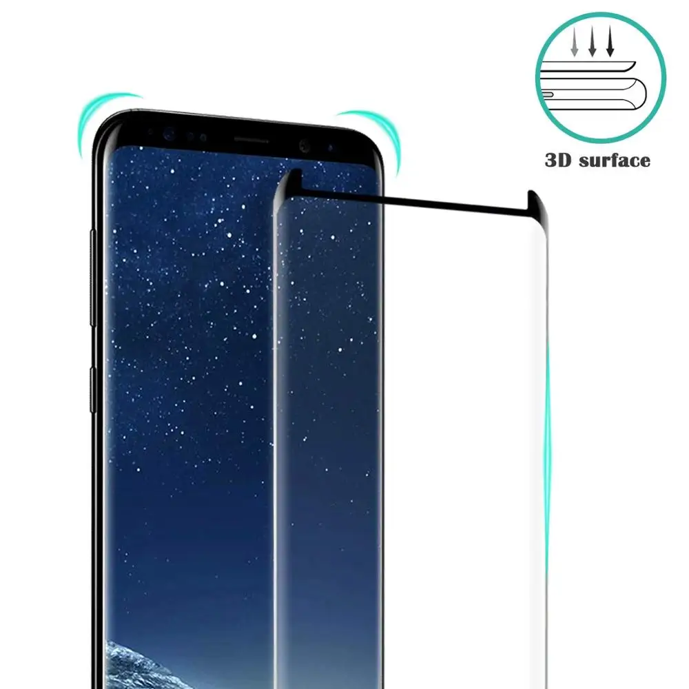 Изогнутое 3d стекло Gourdu для Samsung Galaxy S9 S8 Note 9 Защита экрана S7 edge note 8 Plus защитная