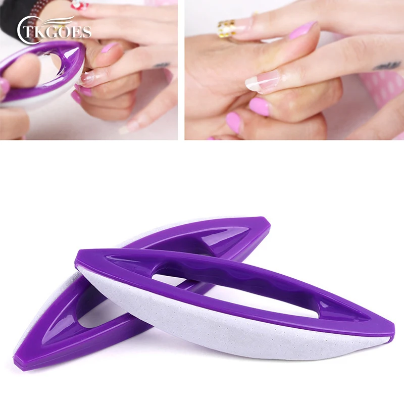 

TKGOES 1PC Manicures Buffer Nail Art Sheepskin File Polishing Wax Brush Art Nails Tool for women ladies Beauty Tools Cursavela