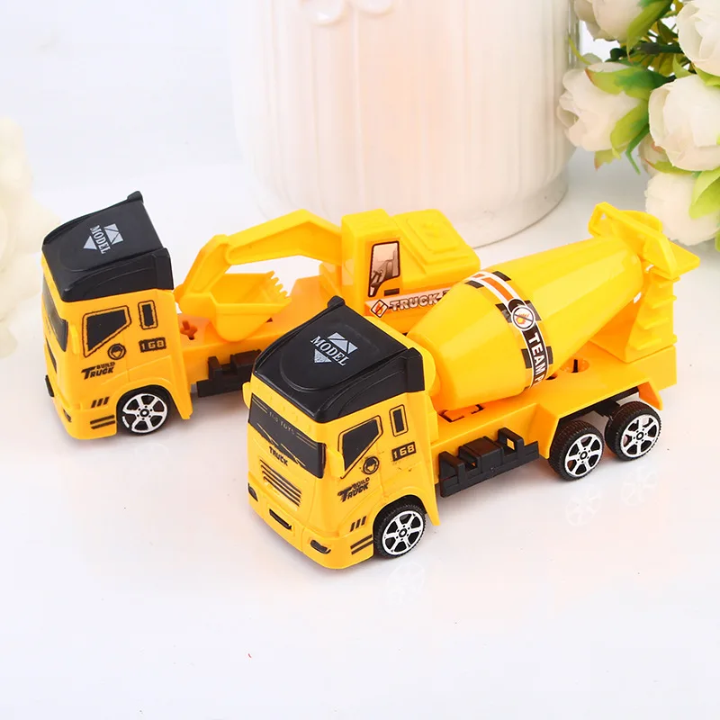 

New Toy Return Car Engineering Truck Excavator Hand-pushed Car Gift for Children