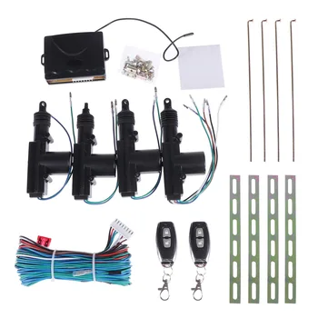 

1PC Eunavi Universal Car Power Door Lock Actuator 12V Motor Car Central Locking Keyless Entry System Set For 2-Door Car