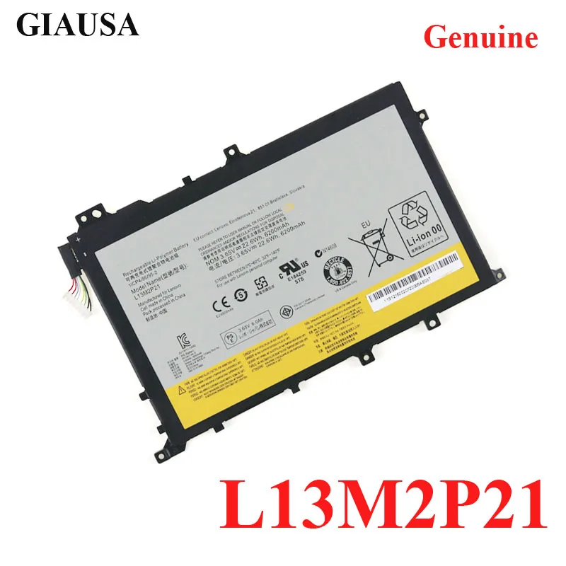 GIAUSA подлинный L13M2P21 Аккумулятор для Lenovo MIIX2 10 A10 планшетов L13L2P21 6200 мАч | Компьютеры