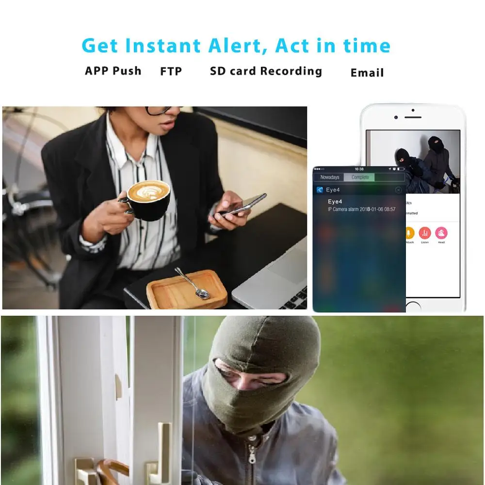 Ip камера Vstarcam PoE 2.0MP 1080 P наружная Водонепроницаемая Wifi пуля наружняя Камера