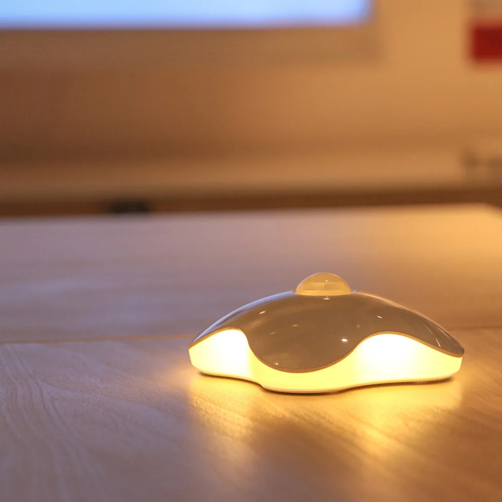 SuperNight Four-leaf clover Lucky LED Night Light Rechargeable Motion Sensor Corridor Stairs Bedroom Smart Home Wall Table Lamp (22)