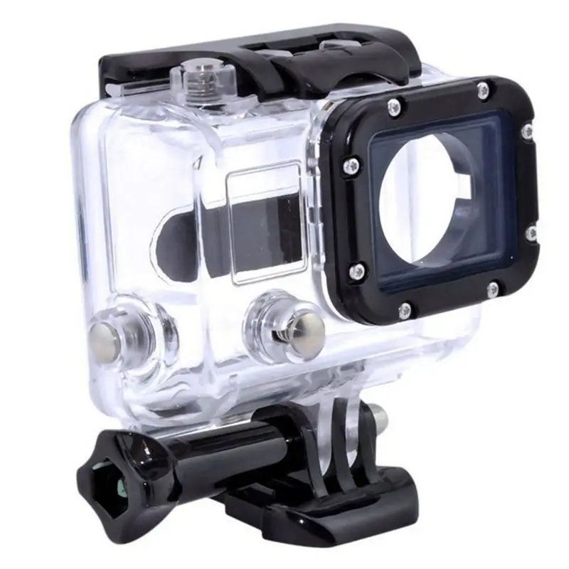 New Transparent Color Camera Housings Waterproof 45m HD Dive Housing Case for Gopro Hero4 for Hero3+ for Hero3