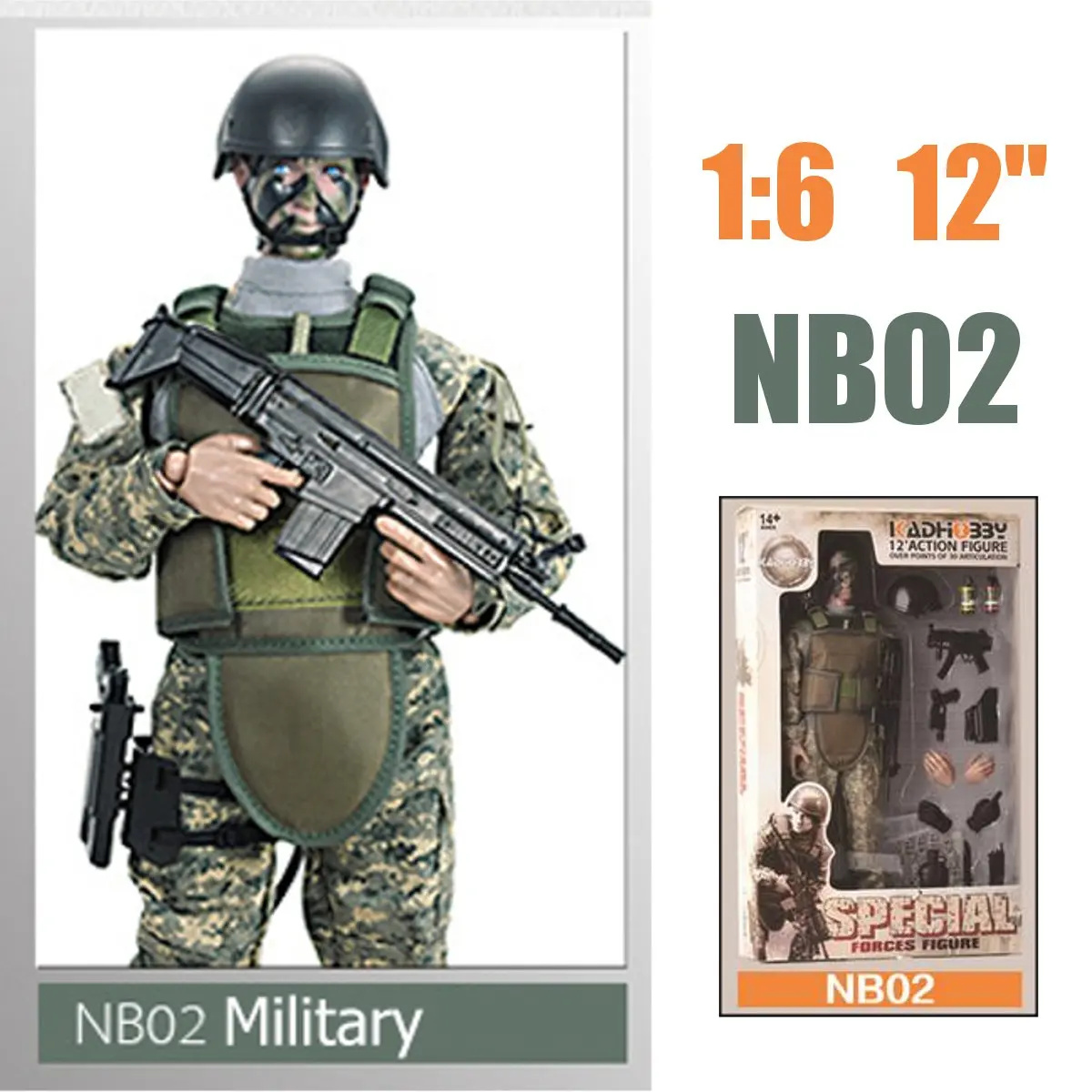 1" 1/6 медик фигурка игрушка модель Униформа военная армия боевой костюм модель игрушки открытый набор для подарка - Цвет: NB02