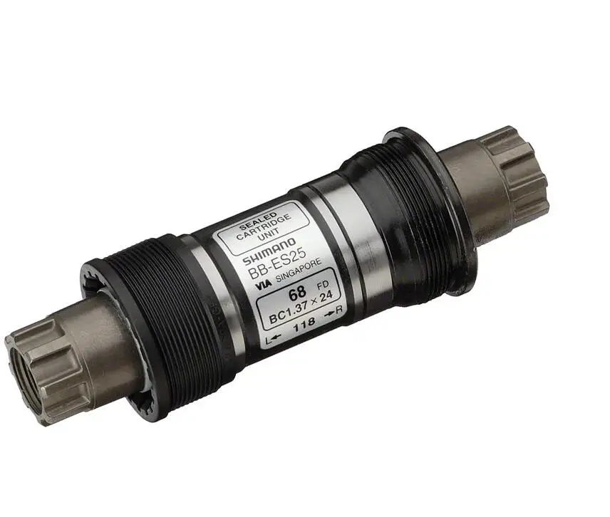 

SHIMANO ES25 118mm Spline Bottom Bracket for MTB Mountain Bikes and Road Bicycles Axis Component Parts