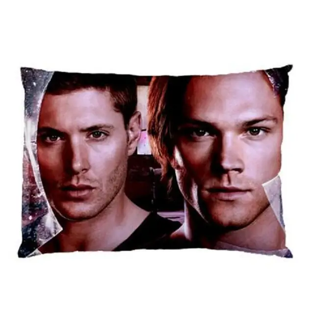Supernatural Pillow Case Pillowcase Supernatural Dean and Sam Winchester Pillows Cases Print