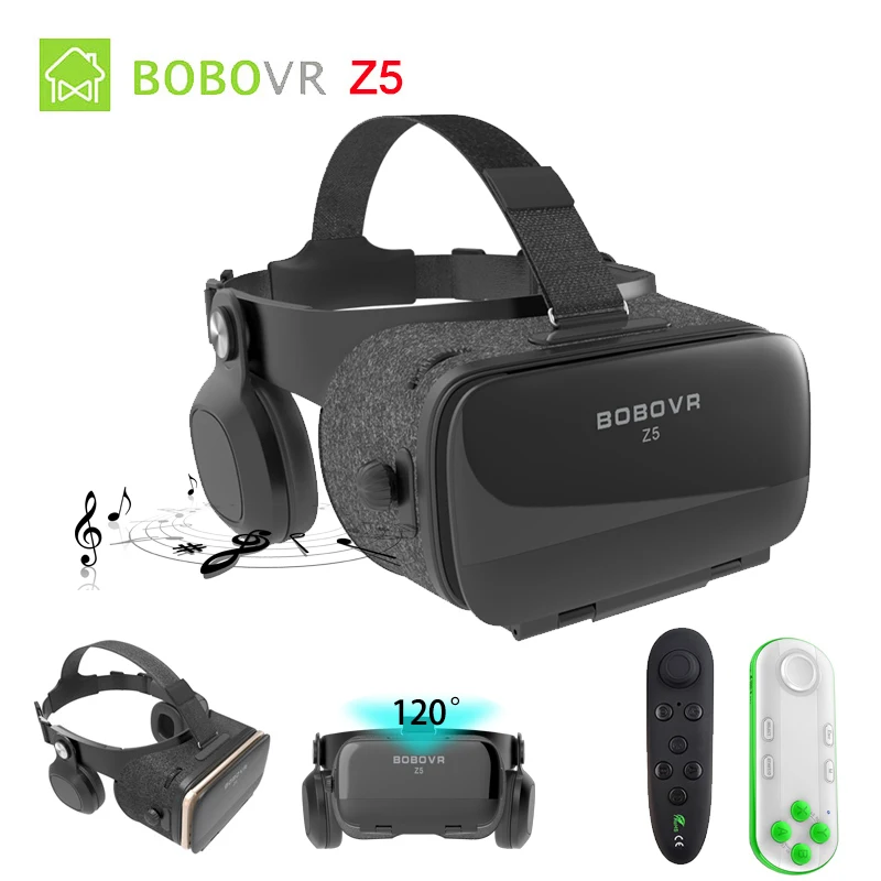 BOBOVR Z4 обновление BOBO VR Z5 120 FOV 3D картонный шлем очки виртуальной реальности стерео