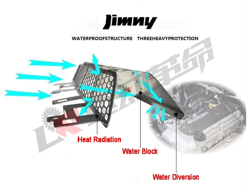 Jimny внедорожный капот капота автомобиля аксессуары для укладки