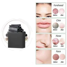 Мыло ручной работы Натуральный Бамбуковый Уголь кожи отбеливание, лечение акне угорь очищения кожи пигменты шрам ремонт мыло