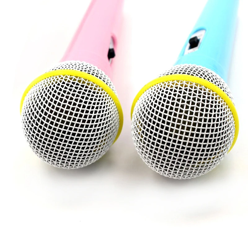 Рождественский подарок музыкальный инструмент проводной микрофон игрушка Караоке Пение Малыш забавный подарок музыкальный игрушечный Микрофон Игрушка Дети