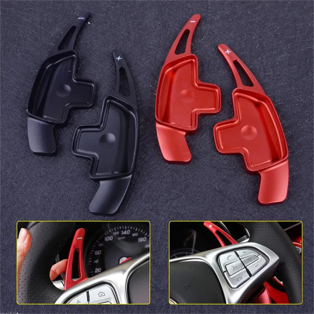 DWCX 1 pair Car Steering Wheel Shift Paddles Shifter Paddle Fit for