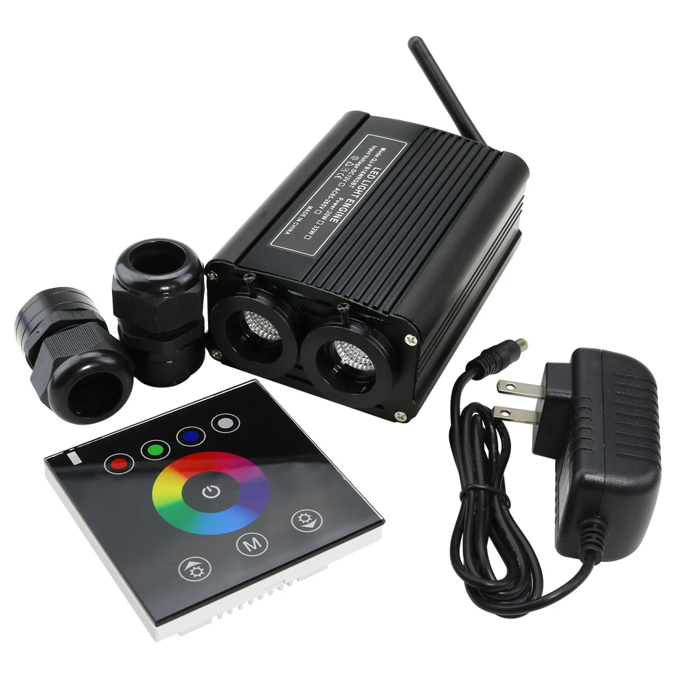 32W LED Fiber Optic Light Engine Driver Double Port Optical Fiber Light