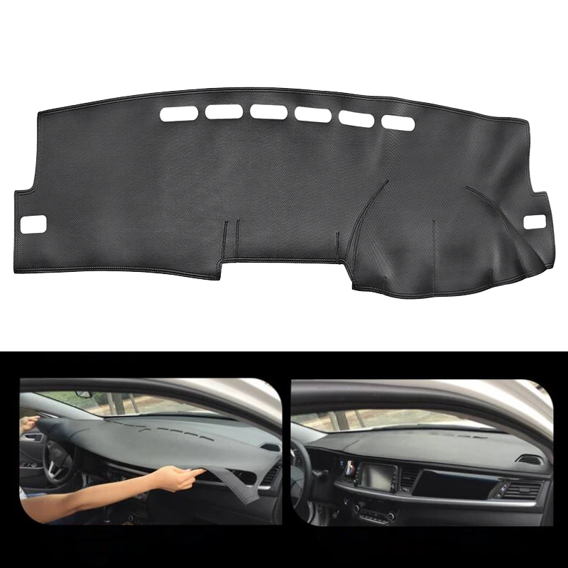 

Leather Car Dashboard Cover Non-Slip Dash Mat Pad Right Hand Driver For Toyota Corolla 2007-2013