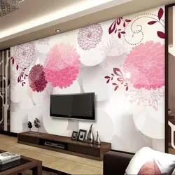 Beibehang обои домашний Декор на заказ обои Фэнтези 3D цветок кластер Гостиная ТВ фон обои 3d