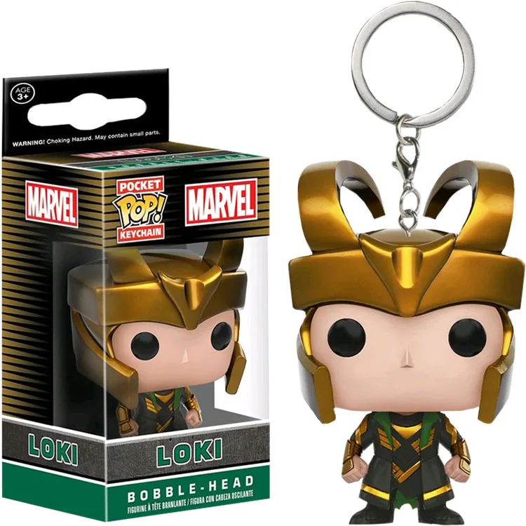 Funko Pop Карманный Брелок с героями Marvel Loki фигурка игрушки