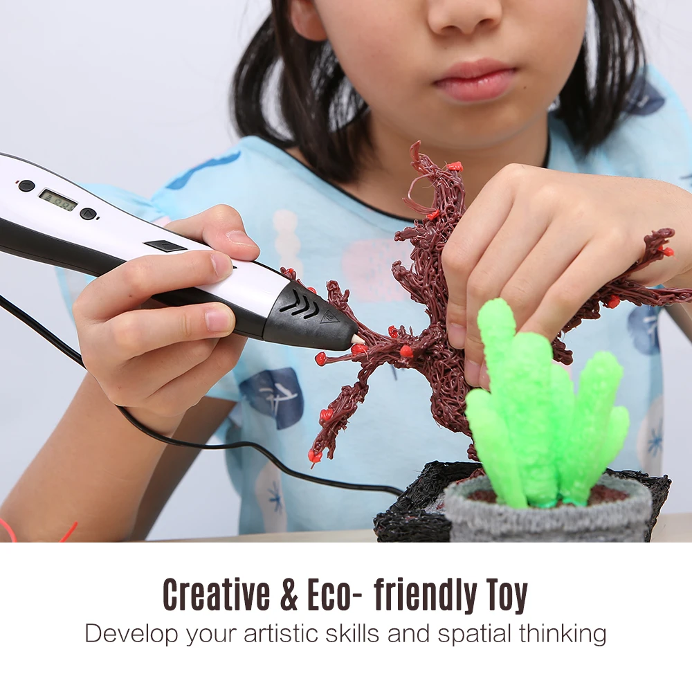 Ручка Aibecy для 3d печати ЖК дисплей работа с нитью ABS PLA детей художественное