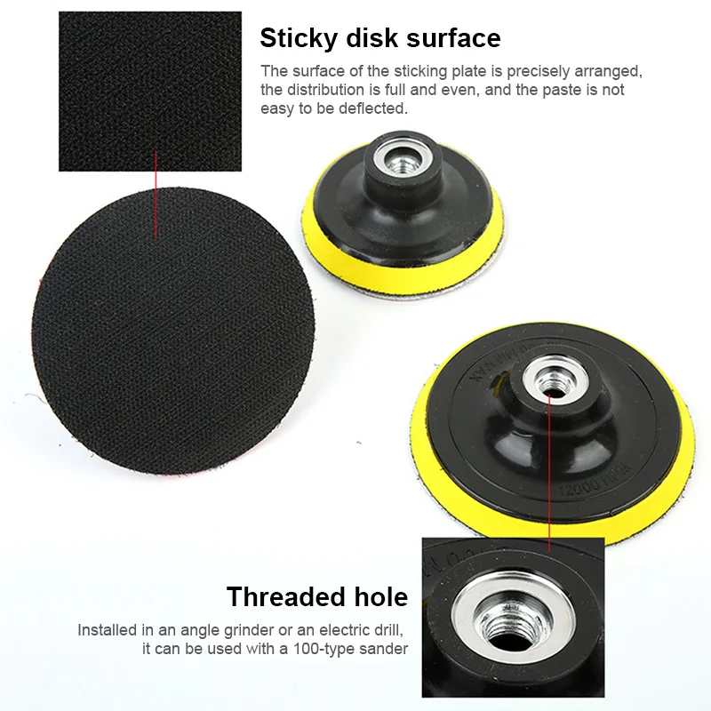 1 Pcs 3/4/5/6/7 Inch Sticky Back Pad Car Polishing Buffing Drill Adapt Thread Polishing Disk JA55 1 Pcs 3/4/5/6/7 Inch Sticky Back Pad Car Polishing Buffing Drill Adapt Thread Polishing Disk JA55