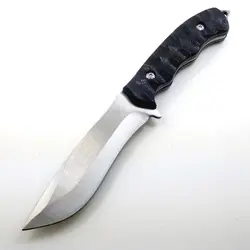 Тактический нож для выживания с фиксированным лезвием 440C 56HRC охотничьи ножи Ручка Открытый инструмент EDC Multitools