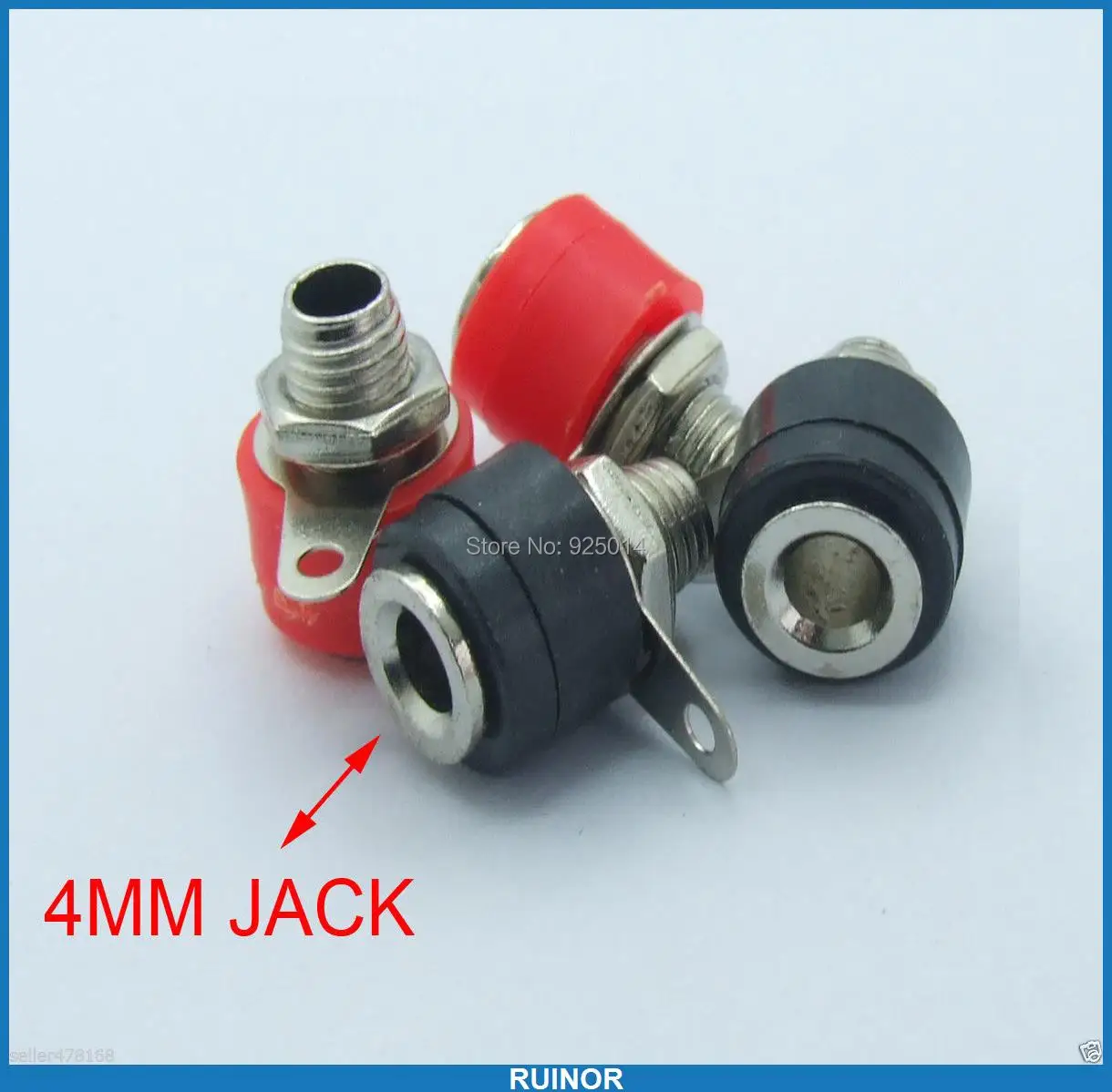 

500PCS 4mm banana sockets for 4mm banana plug Power Test probe Binding Posts