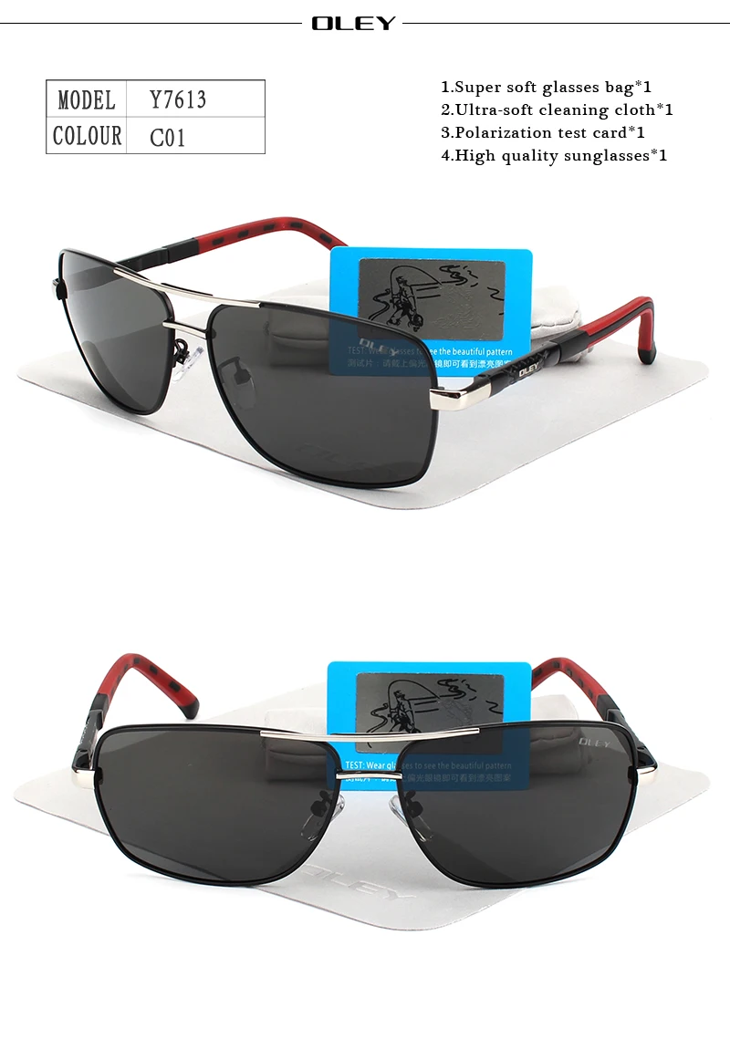 OLEY Brand Polarized Sunglasses Men New Fashion Eyes Protect Sun Glasses With Accessories Unisex driving goggles oculos de sol HTB1IQ cRFXXXXasXFXXq6xXFXXXj - OLEY Brand Polarized Sunglasses Men New Fashion Eyes Protect Sun Glasses With Accessories Unisex driving goggles oculos de sol