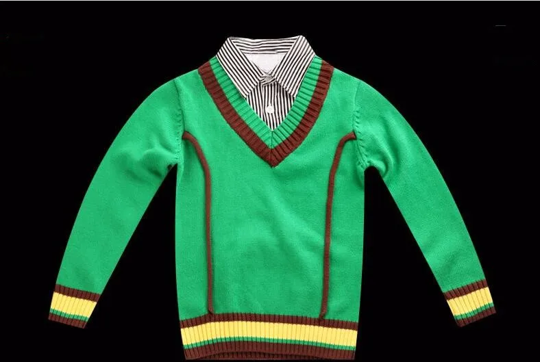 Г. Зимняя детская одежда свитера для мальчиков Повседневный хлопковый вязаный пуловер для маленьких мальчиков, свитера для мальчиков, верхняя одежда для больших детей
