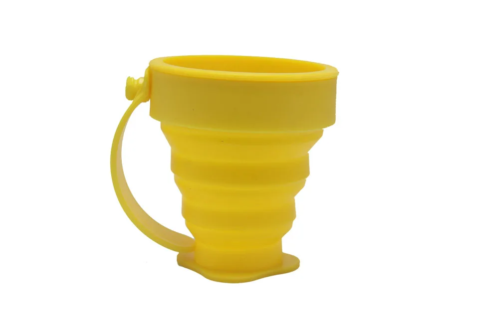 200ml Portable Folding Silicone Tea Cup for Travel (7)