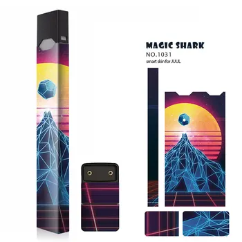

Magic Shark Stereo Sticker for Juul Electronic Cigarette Film Sticker Printing Label Skin for Juul
