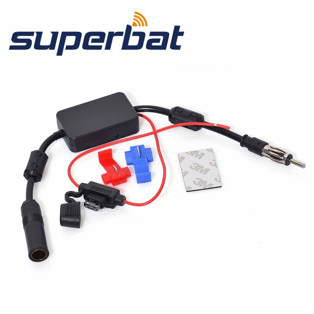 

Superbat Vehicle Car Audio Stereo FM AM Radio Antenna Aerial Signal Amplifier amplification 12V
