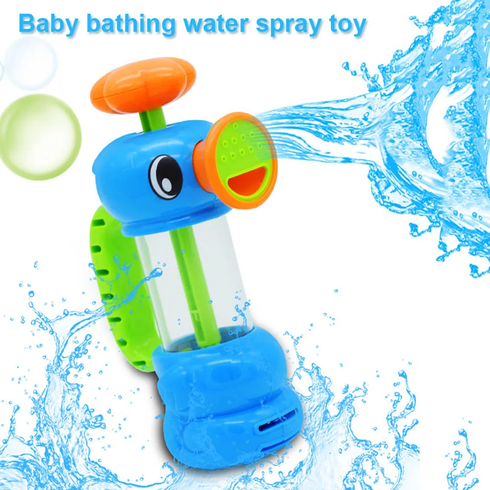 

Water Pump Baby Bath Toy Pumping Design Hippocampi Shape Eco-friendly Plastic YH-17