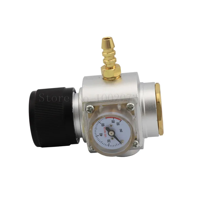 Sodastream CO2 Mini Gas Regulator T214 Thread 0-90 PSI CO2 Charger Kit Cornelius keg charger for Home Brew Draft Beer Kegerator (12)