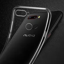 Прозрачный мягкий чехол из ТПУ для zte Red Magic Nubia Z18 Z17 Z11 Max Mini MiniS N2 N3 M2 Lite V18 Z17s ультратонкий защитный чехол