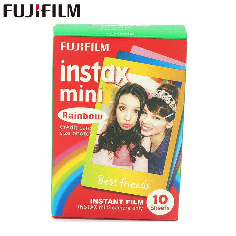 Fujifilm 10 листов фильм монохромный Радуга макарун Микки Алиса для Fuji Instax Mini 7 8 9 50s 7s 90 25 поделиться SP-1 мгновенный