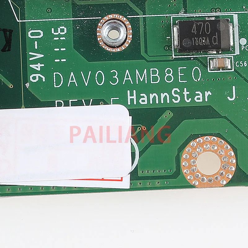  PAILIANG Laptop motherboard for DELL N7110 GT525M 1GB PC Mainboard CN-037F3F 037F3F DAV03AMB8E0 tes