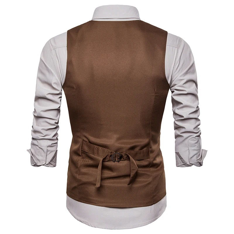 2018 men Dress suit vest High-quality Goods Cotton Men's Fashion Design Suit Vest High-end Business Casual Suit Vests large size 2018 men Dress suit vest High-quality Goods Cotton Men's Fashion Design Suit Vest High-end Business Casual Suit Vests large size