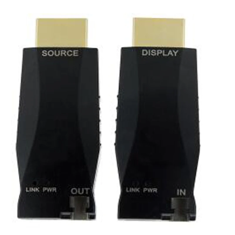 Профессиональный мини 4K HDMI волоконно-оптический удлинитель до 300 м через квалифицированный многомодовый/одномодовый волоконно-оптический кабель