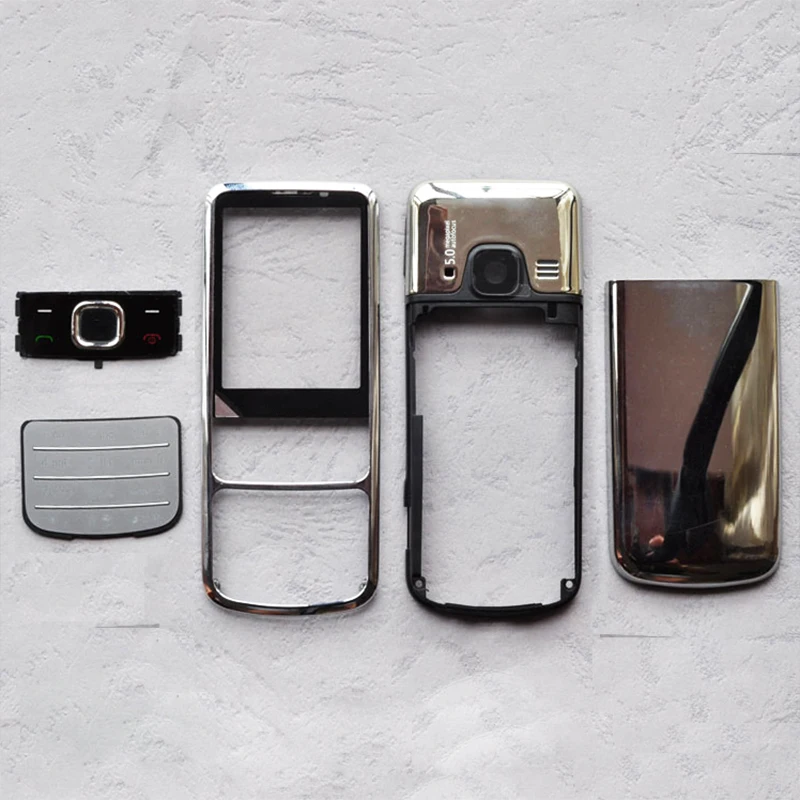 BINYEAE новый металлический полный корпус для Nokia 6700 6700C рамка + средняя задняя крышка
