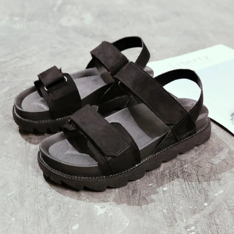 Fashion Women Sandals 2019 Summer New Casual Sandals Anti-skid Soft Muffin Female Sandals Hook & Loop sandal Mujer Sandalias