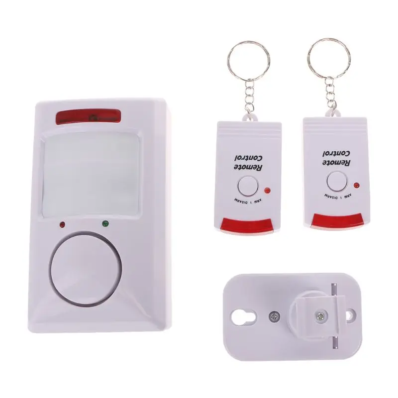 Electronic Dog Portable 105dB PIR Motion Detector Infrared Anti-theft Motion Detector Home Security Alarm system+2 cont