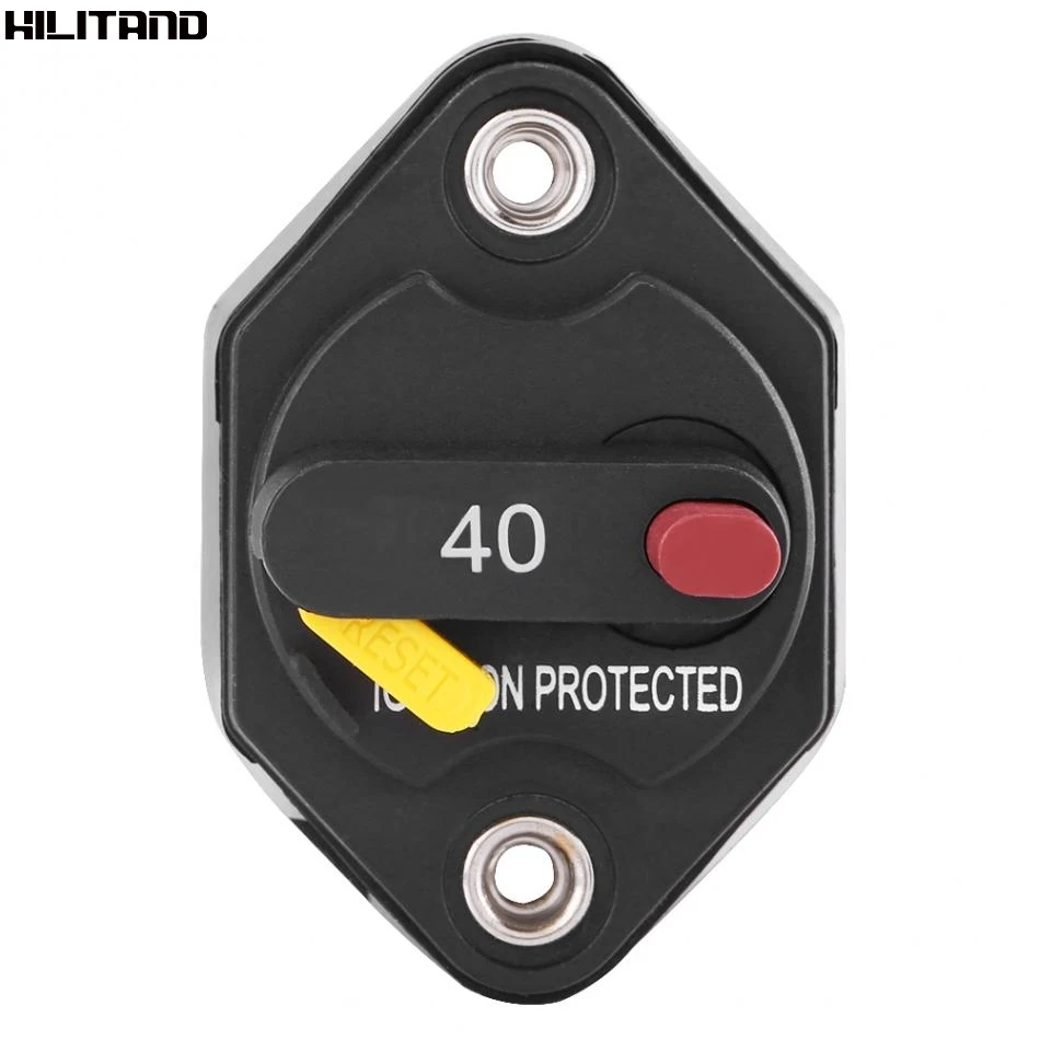 40A Manual Reset Circuit Breaker Switch Car Boat Fuse Holder Waterproof | Обустройство дома