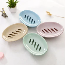 1 шт. держатель для мыла нетоксичный Портативный прочный слив Овальный мыльница для мыла для душа в ванной комнате