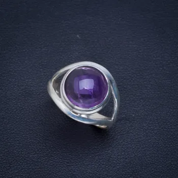 

Natural Amethyst Handmade Unique 925 Sterling Silver Ring 6.5 B1214